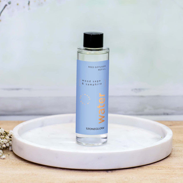 Stoneglow Wood Sage & Samphire Reed Diffuser Refill 210ml
