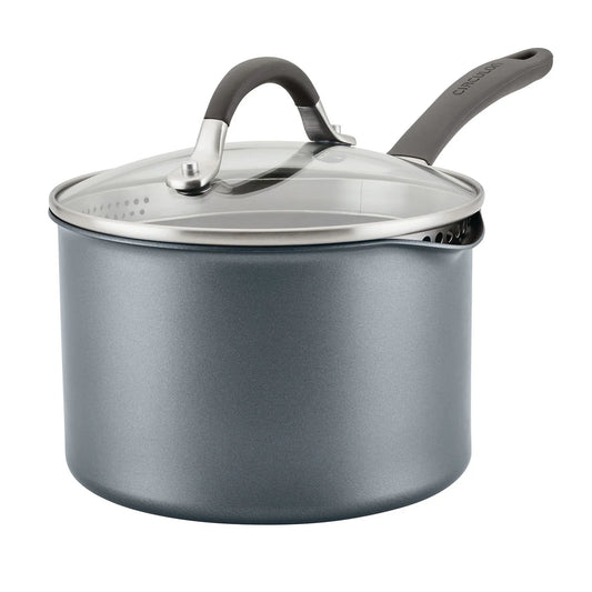 Circulon ScratchDefense A1 Series Extreme Non-Stick Straining Saucepan & Lid