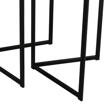 Dar Mibello Nested Side Tables Light Oak Effect