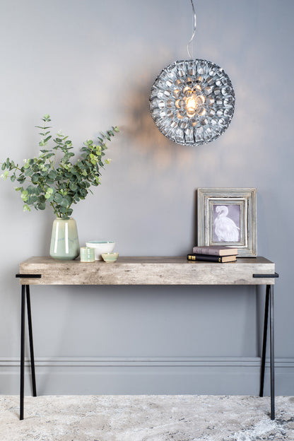 Dar Royan Console Table Concrete Effect
