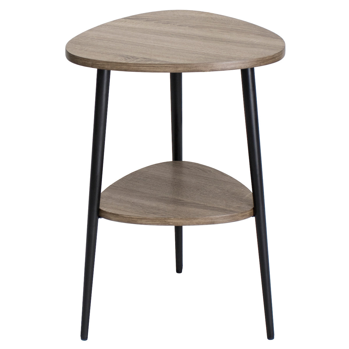 Dar Vigo Side Table With Shelf Oak Style Effect