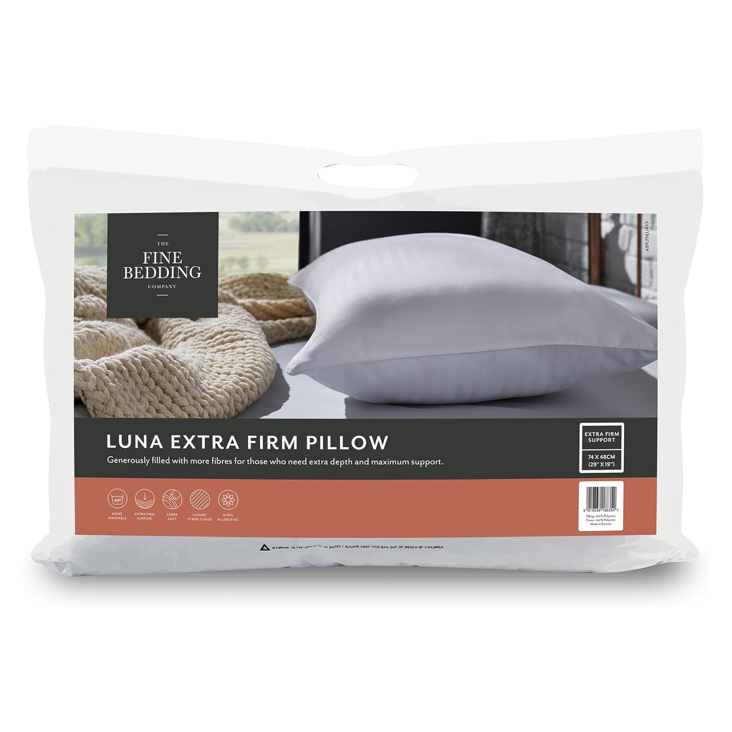 The Fine Bedding Company Luna Extra Firm Pillow