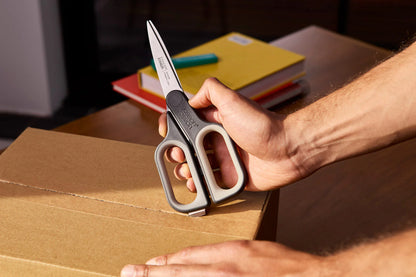Joseph & Joseph PlusCut™ Grey Scissors with Integrated Box Cutter