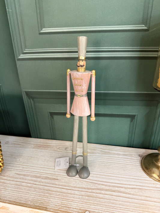 The Seasonal Gift Co. Blush and Olive Nutcracker Men