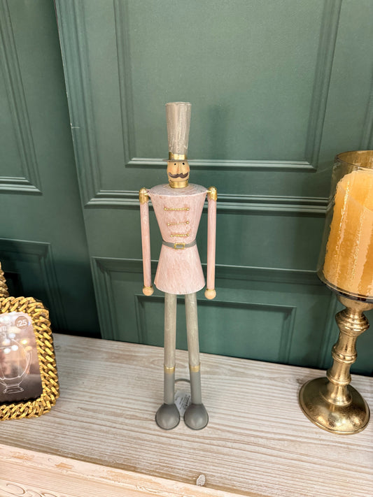 The Seasonal Gift Co. Blush and Olive Nutcracker Men