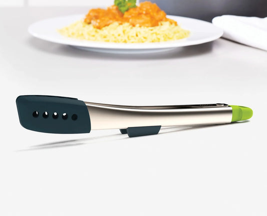 Joseph & Joseph Elevate™ Grey Silicone Steel Tongs