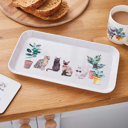 Cooksmart Curious Cats Small Tray