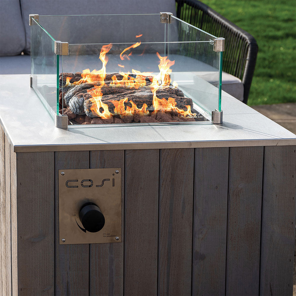 Cosicube Grey Wash Fire Pit