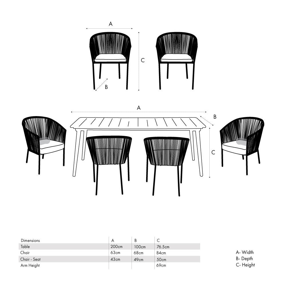 Reims Outdoor Dining Set