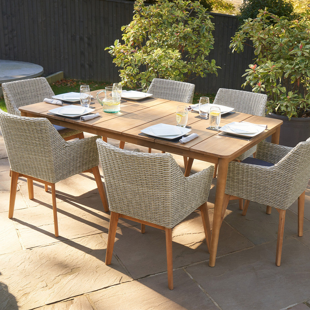 Larissa Light Kuba Grey Outdoor Dining Set