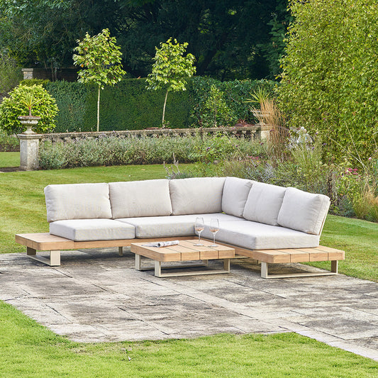 Osaka Latte Outdoor Corner Seating Set