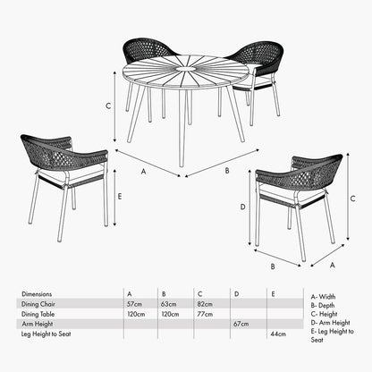 Bazel Outdoor Dining Set