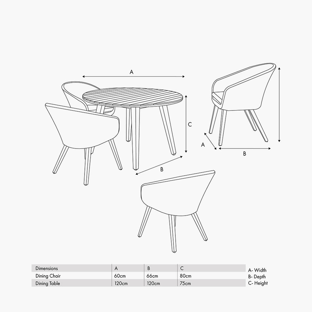 Cabon Outdoor Dining Set
