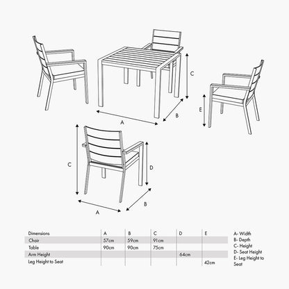 Aruba Outdoor Dining Set