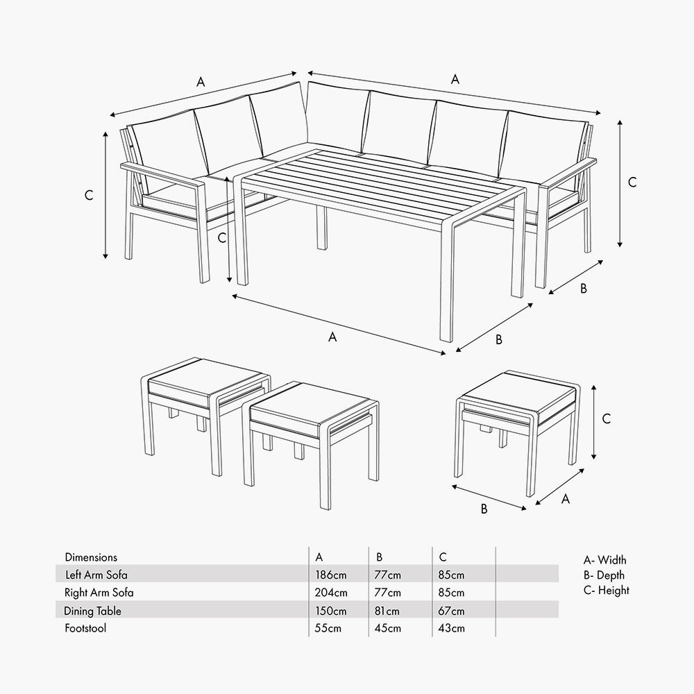 Aruba Outdoor Seating Set