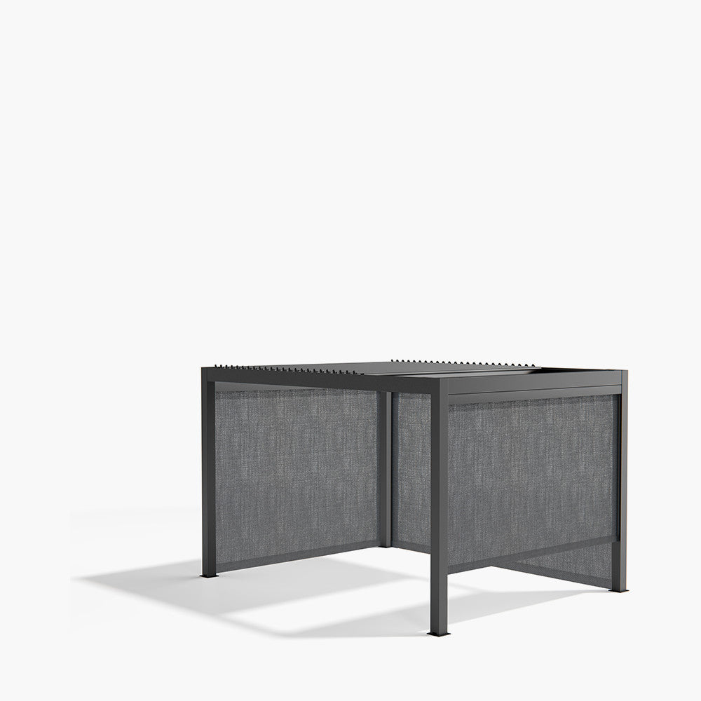 Abierto Full Electric 3m x 4m with LED and 2 x 3m & 1 x 4m Electric Blinds