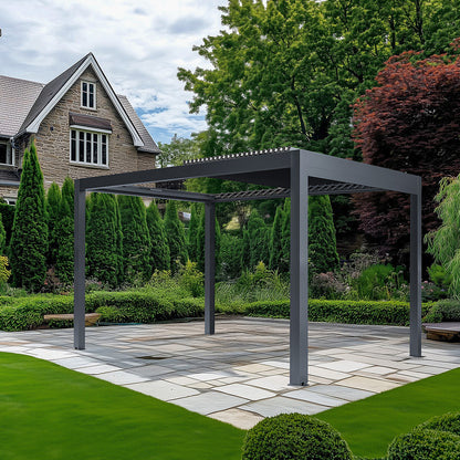 Abierto Full Electric 3m x 4m Pergola with LED