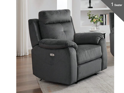 Palermo Fabric Armchair in Anthracite