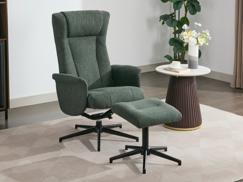 Apero Swivel Armchair & Stool