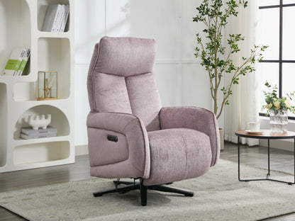 Prestige Fabric Electric Swivel Chair