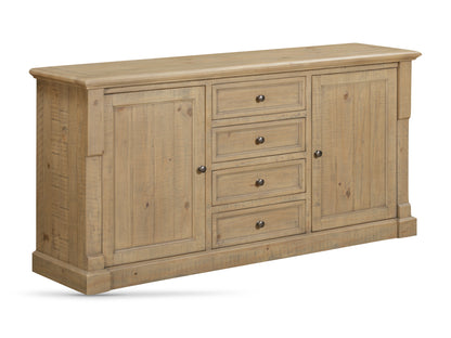 Chateau Rustic 2 Door 4 Drawer Sideboard
