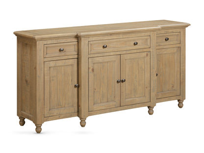 Chateau Rustic 4 Door 3 Drawer Sideboard