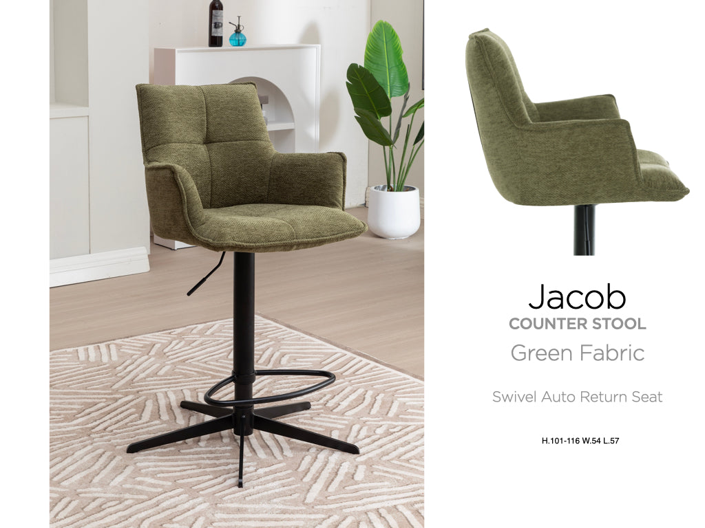 Jacob Fabric Barstool