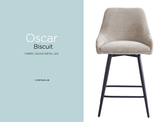Oscar Biscuit Counter Stool