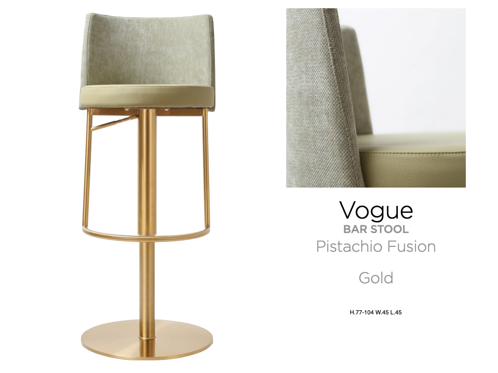 Vogue Gold Pistachio Barstool