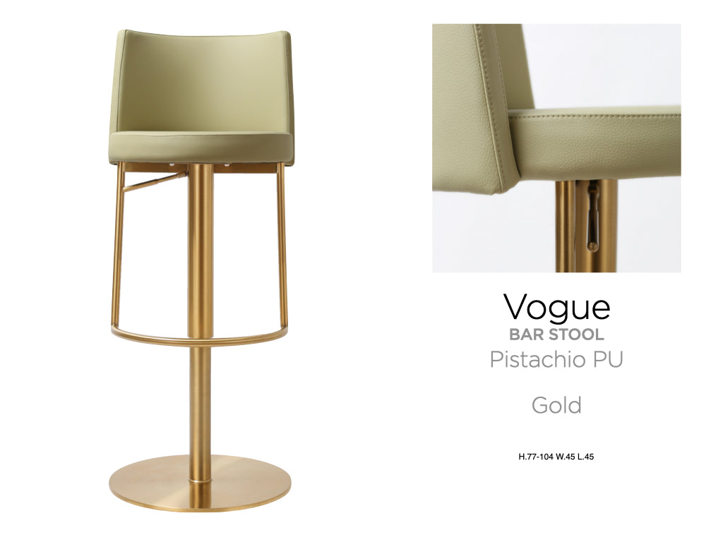 Vogue Gold Pistachio Barstool