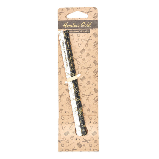 Hemline Gold Dressmaker’s Water Soluble Pencil Grey , White , 2 pcs