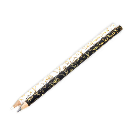 Hemline Gold Dressmaker’s Water Soluble Pencil Grey , White , 2 pcs
