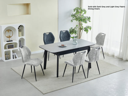 Turin Sintered Stone Extension Dining Set