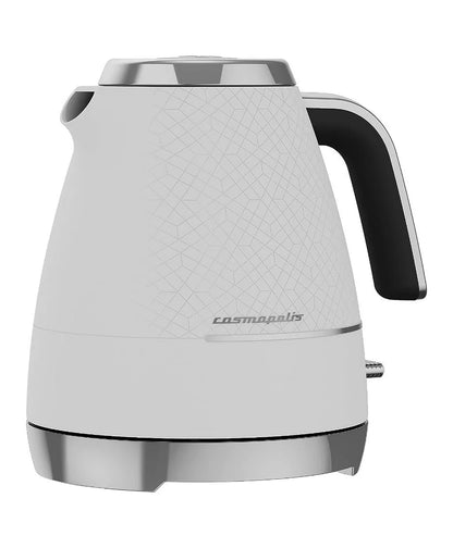 Beko Cosmopolis 1.7L Dome Kettle in White/Chrome