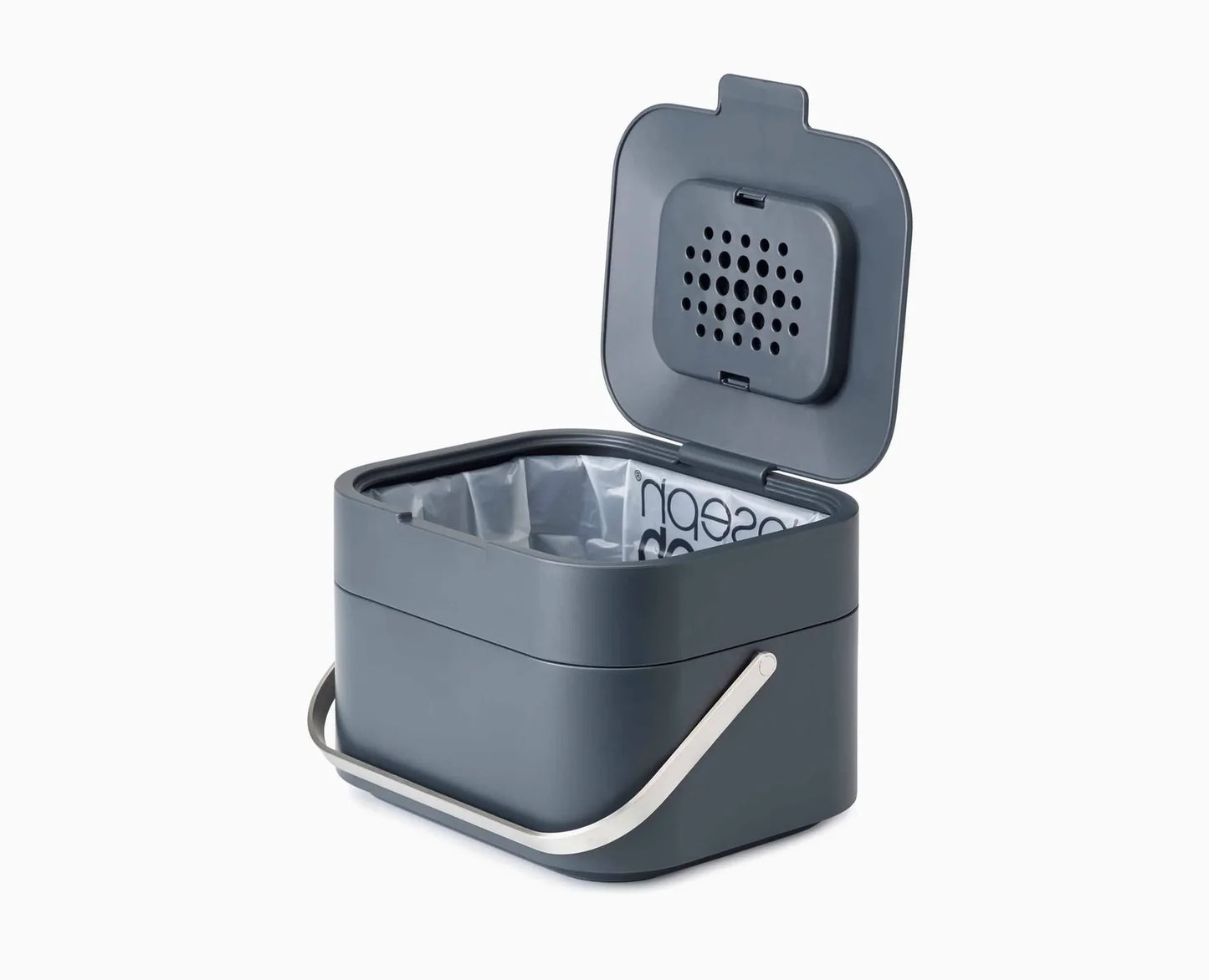 Joseph & Joseph Stack 4L Grey Food Waste Caddy
