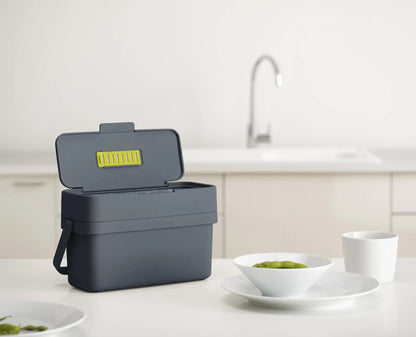 Joseph & Joseph Compo™ 4L Grey Food Waste Caddy