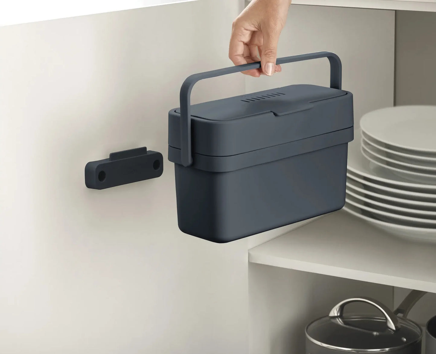 Joseph & Joseph Compo™ 4L Grey Food Waste Caddy