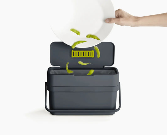 Joseph & Joseph Compo™ 4L Grey Food Waste Caddy