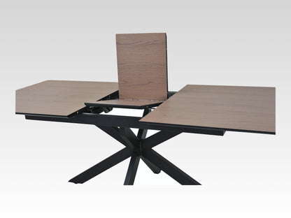 Infiniti Extension Dining Table Ashen Oak (Includes 4 Chairs)
