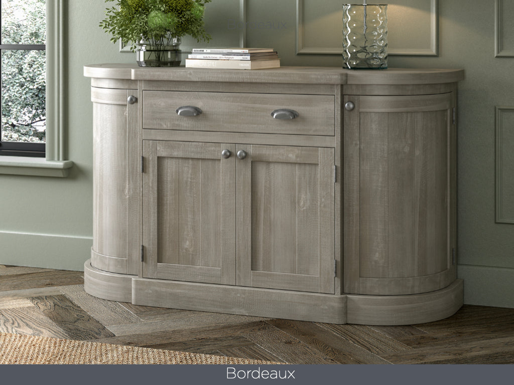 Bordeaux Curved 4 Door Sideboard