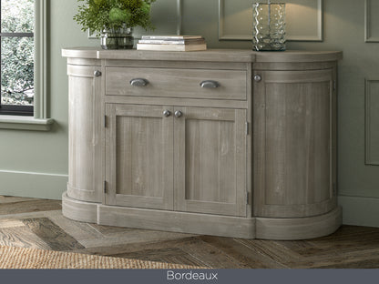 Bordeaux Curved 4 Door Sideboard