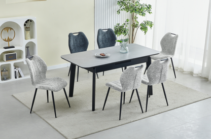 Turin Sintered Stone Extension Dining Set
