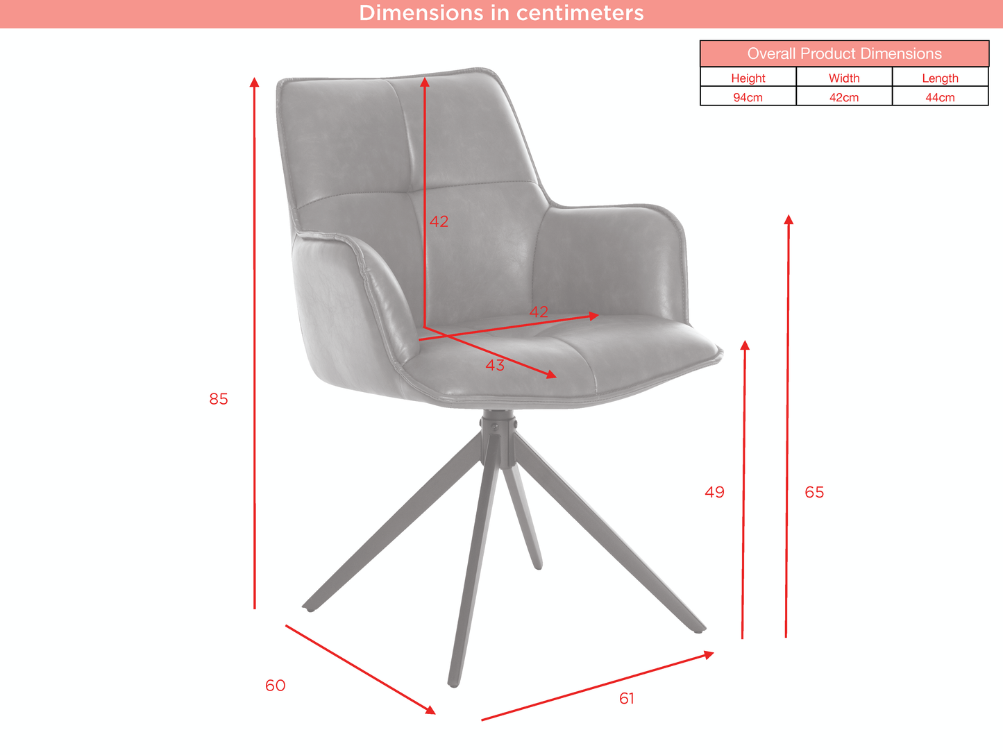 Jacob PU Dining Chair