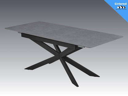 Azzurra Sintered Stone Extension Dining Table