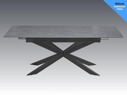 Azzurra Sintered Stone Extension Dining Table