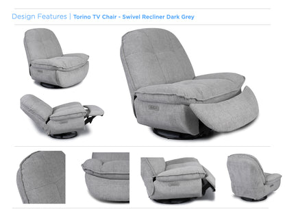 Torino Swivel TV Chair