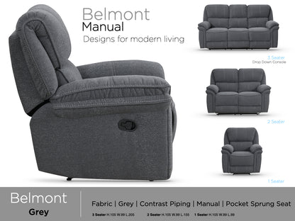 Belmont Armchair in Grey
