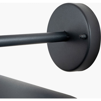 Carina Dark Grey Metal Outdoor Wall Light