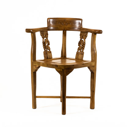 Teak Occasional Corner Chair