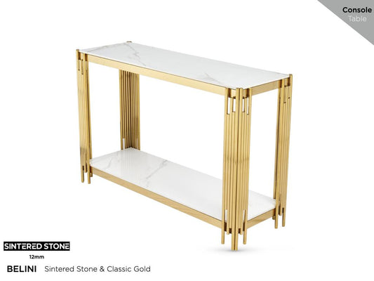 Belini Sintered Stone Console Table